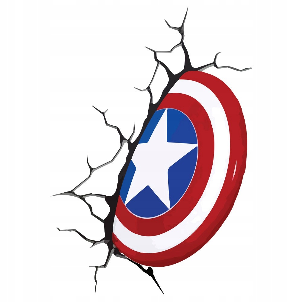 

Naklejka Na Ścianę 3D Marvel Kapitan Ameryka