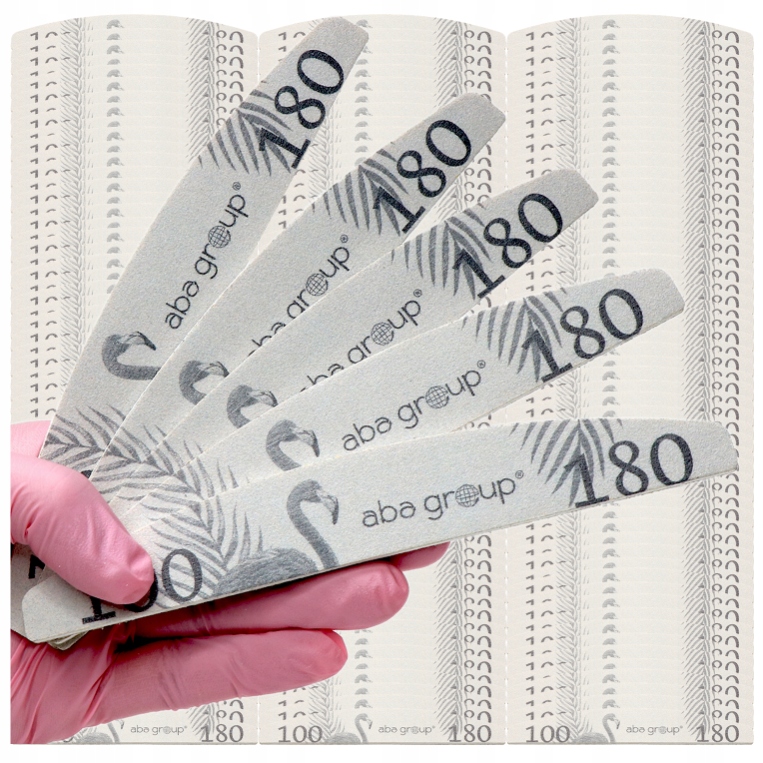 Pilník 100/180 Aba Group na pilování Nehtů 100 kusů Boat