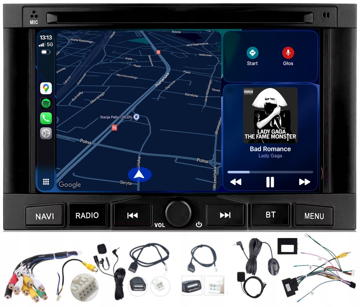 Rádio Navigácia Gps Citroen C3 2002-2009 2GB 64GB Wifi Bt Carplay