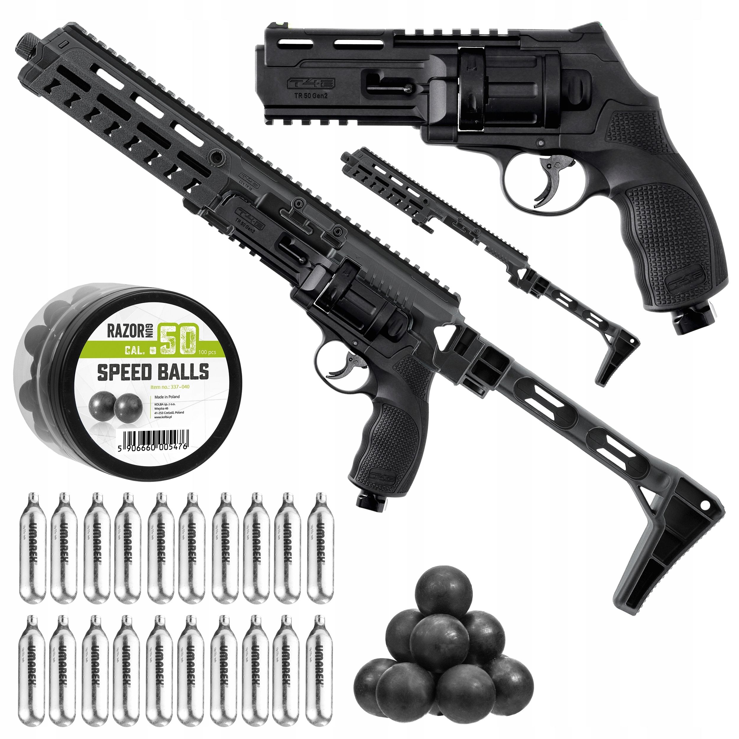 Rewolwer Na Kule Gumowe Ram Combat HDR50 Gen 2 T4E Kolba