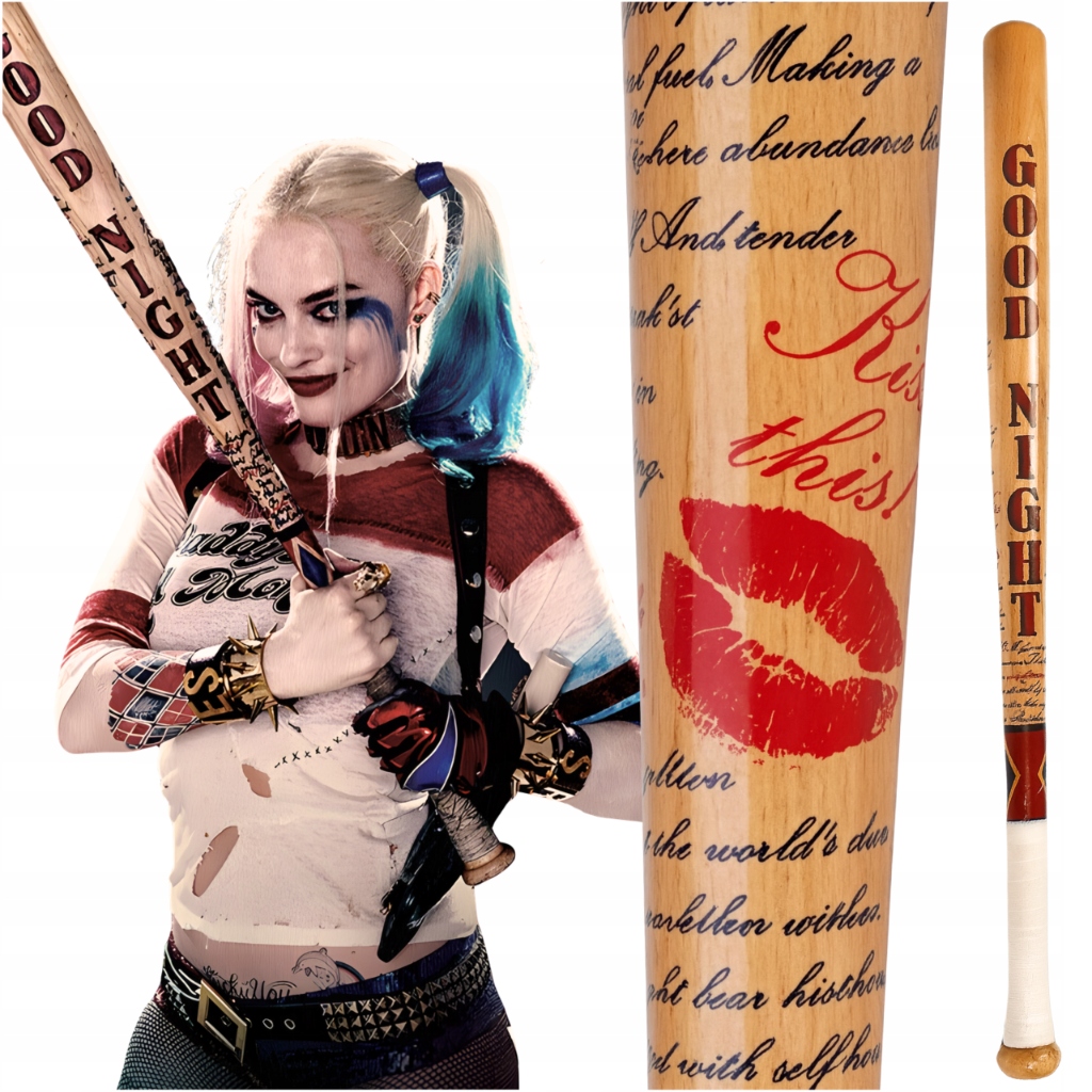 KIJ BEJSBOLOWY HARLEY QUINN LEGION SAMOBÓJCÓW JOKER SUICIDE SQUAD 82CM