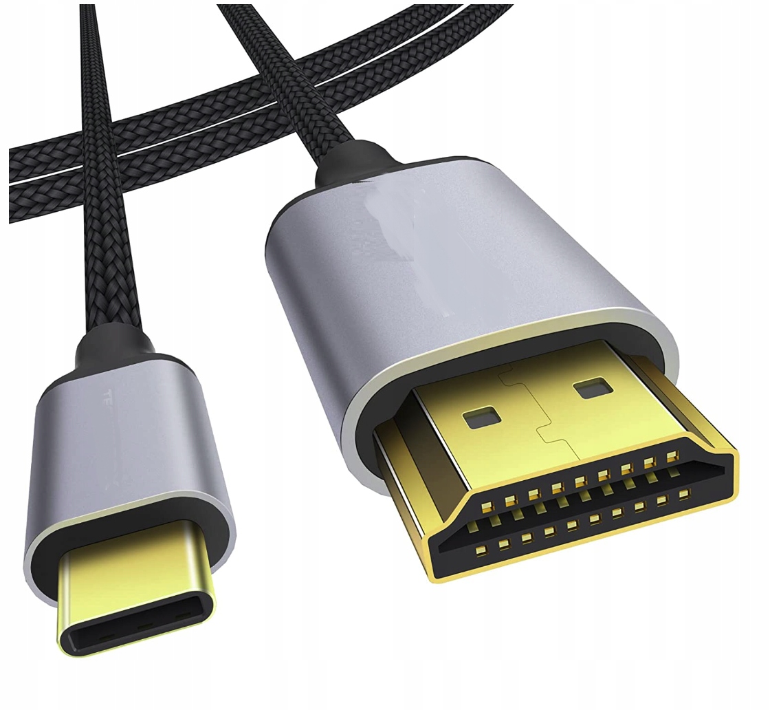 Zdjęcia - Kabel MHL Przejściówka Usb-c Hdmi 4K 60Hz Thunderbolt 3 2m 