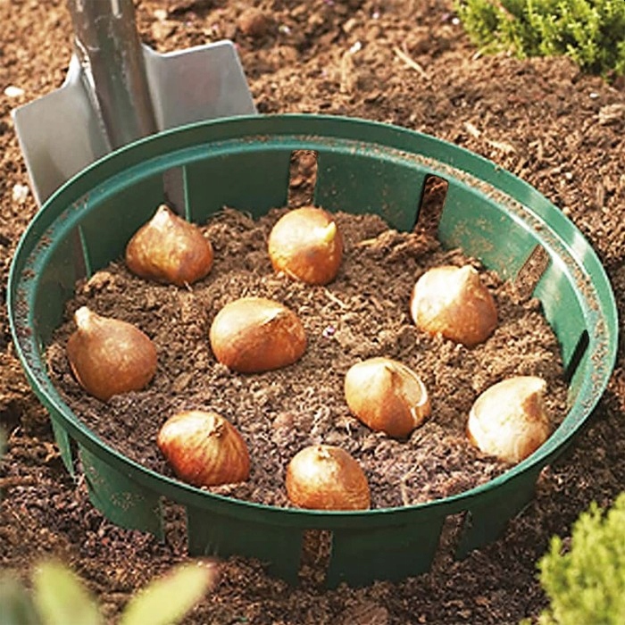 Koszyk do cebulek okrągły 23cm | Zieleń trawiasta — 10