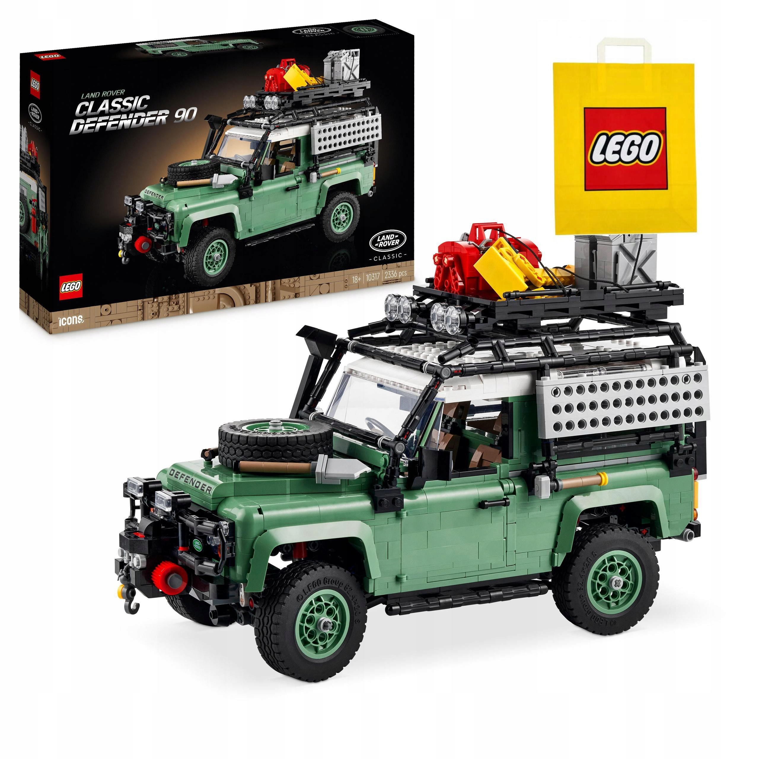 Lego Icons Land Rover Classic Defender 90 10317 torba