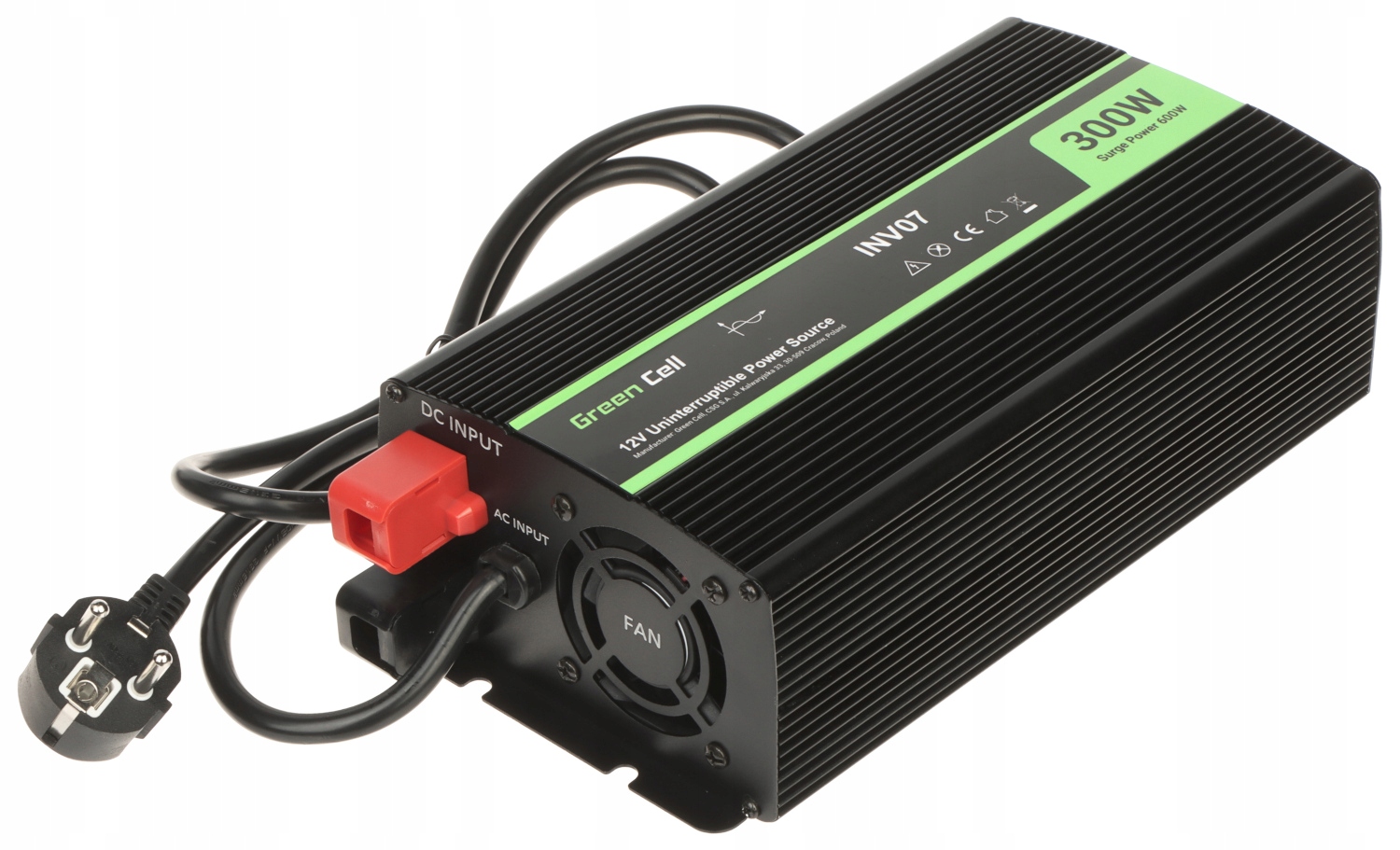 ZASILACZ AWARYJNY 12 V - 230 V 300W SINUSOIDA PRZETWORNICA