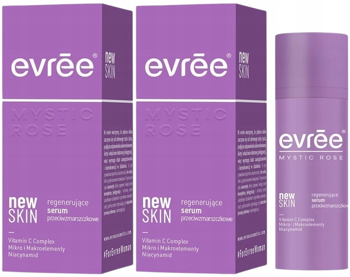 2 x Evree Mystic Rose New Skin Regenerační sérum proti vráskám 30 ml