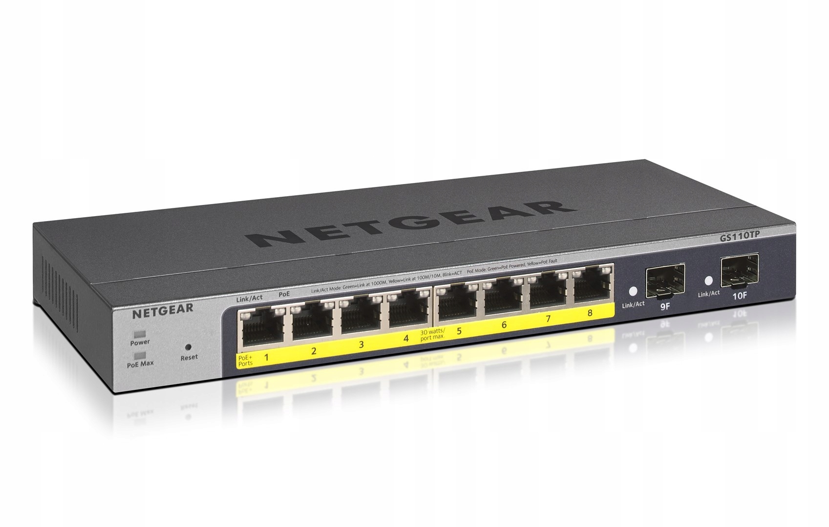 Netgear Smart GS110TP Switch zarządzalny