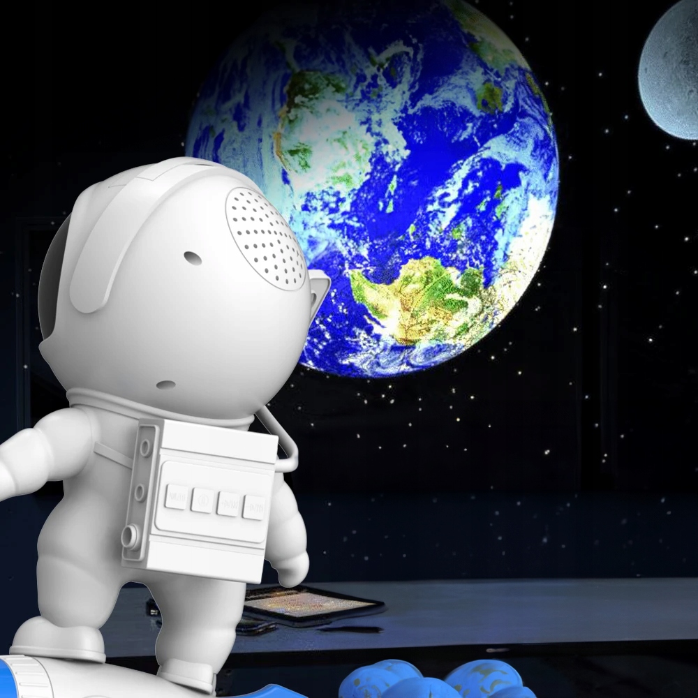 Projektor GWIAZD LED USB PLANETARIUM 8 kolorów LAMPKA NOCNA Kolor biały