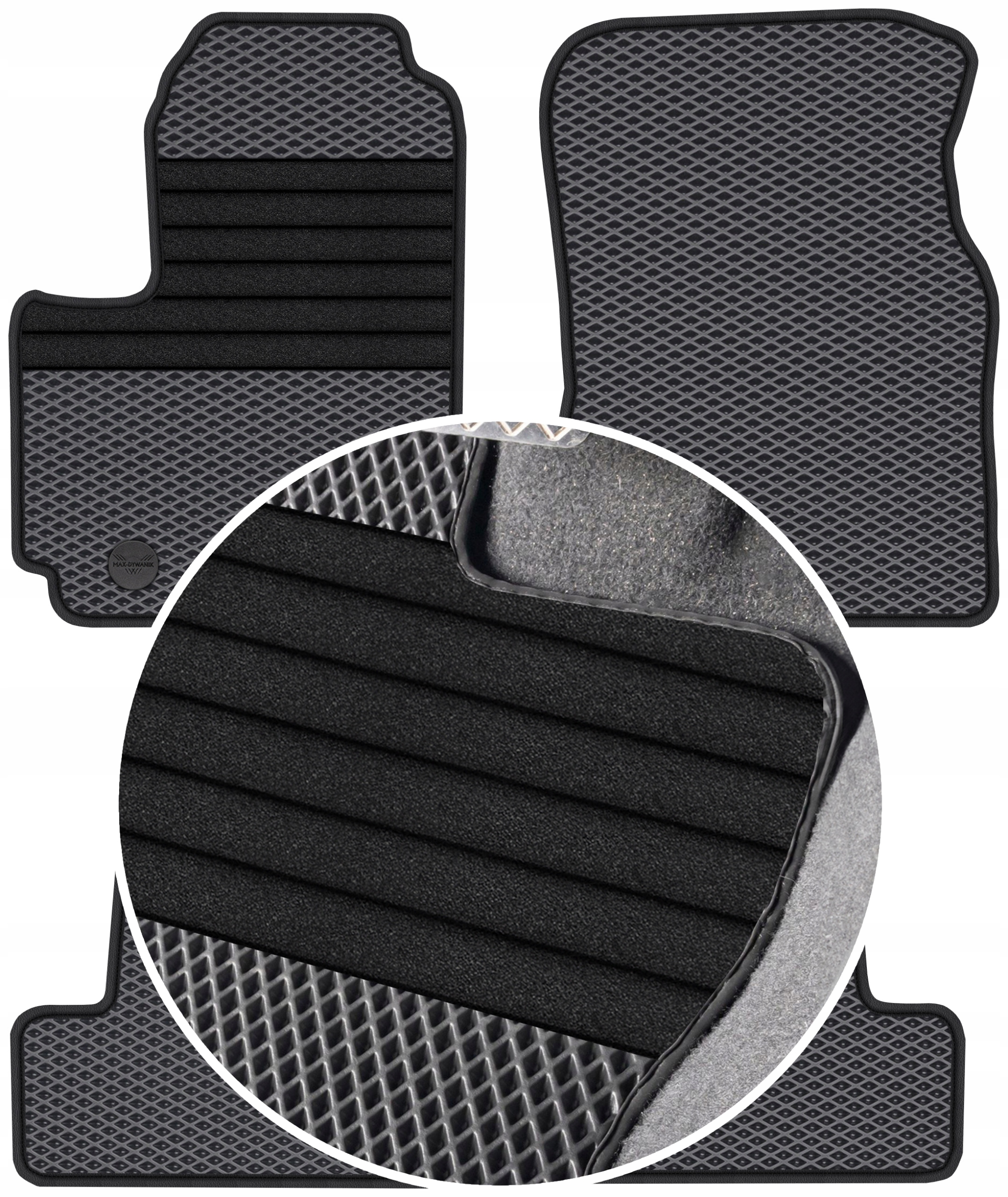 Toyota RAV4 II Fl 3D 2003-2006 Gumové rohože Eva Eternity Posilnenie XXL