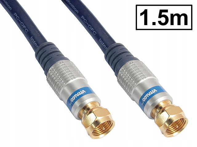 

Kabel antenowy Rf F/wtyk F/wtyk Hq Vitalco 1.5m