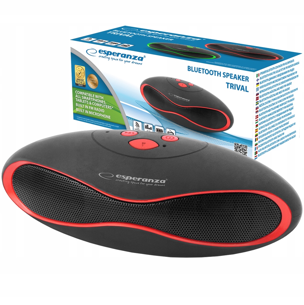 GŁOŚNIK BEZPRZEWODOWY BLUETOOTH RADIO FM SD USB