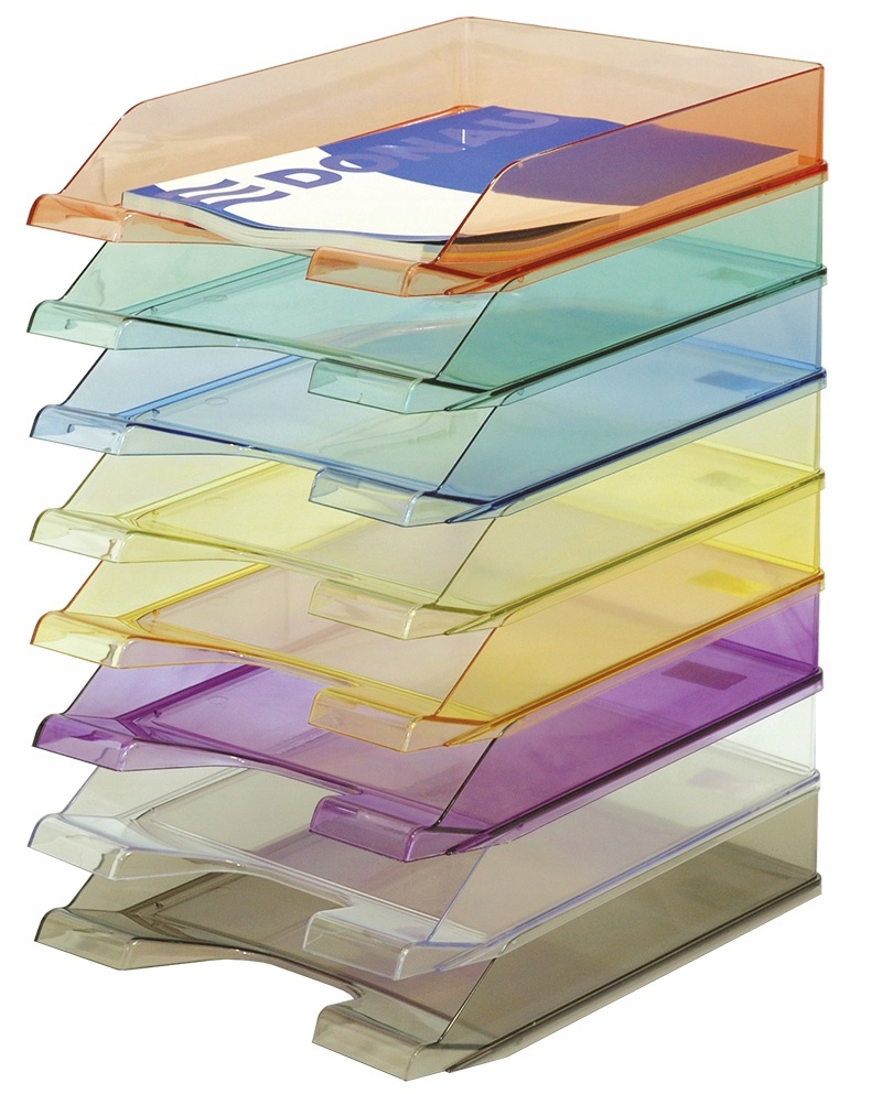 Szufladka A4 pomarańczowa tacka półka na Kolor pomarańczowy