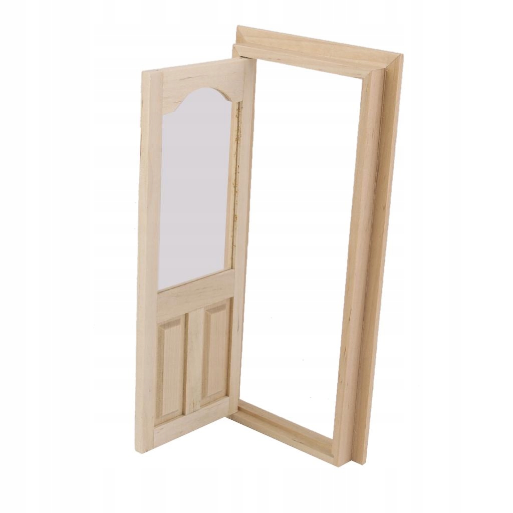 Miniaturowy domek dla lalek z drewna łukowego Bohater brak