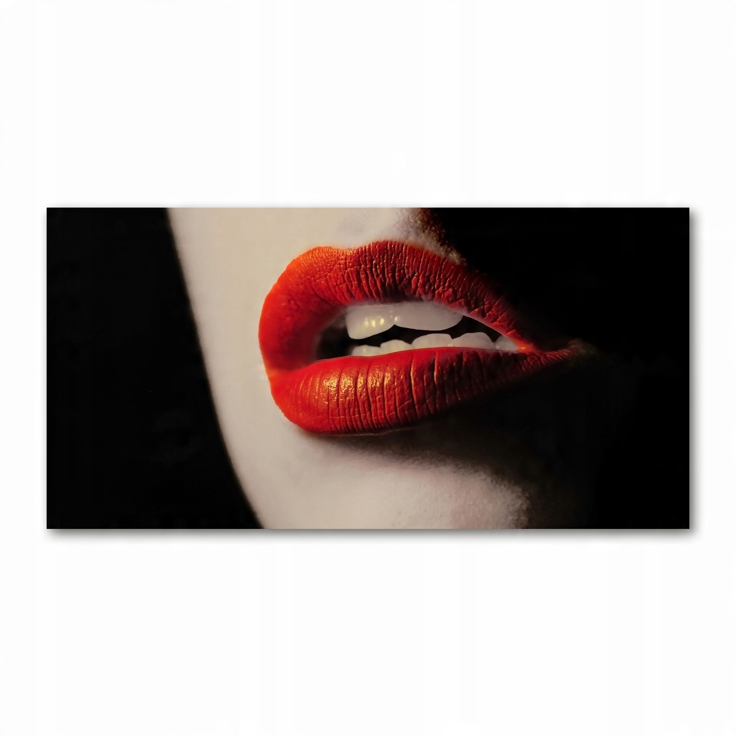 

Foto obraz akryl zdjęcie Czerwone usta 120X60 cm