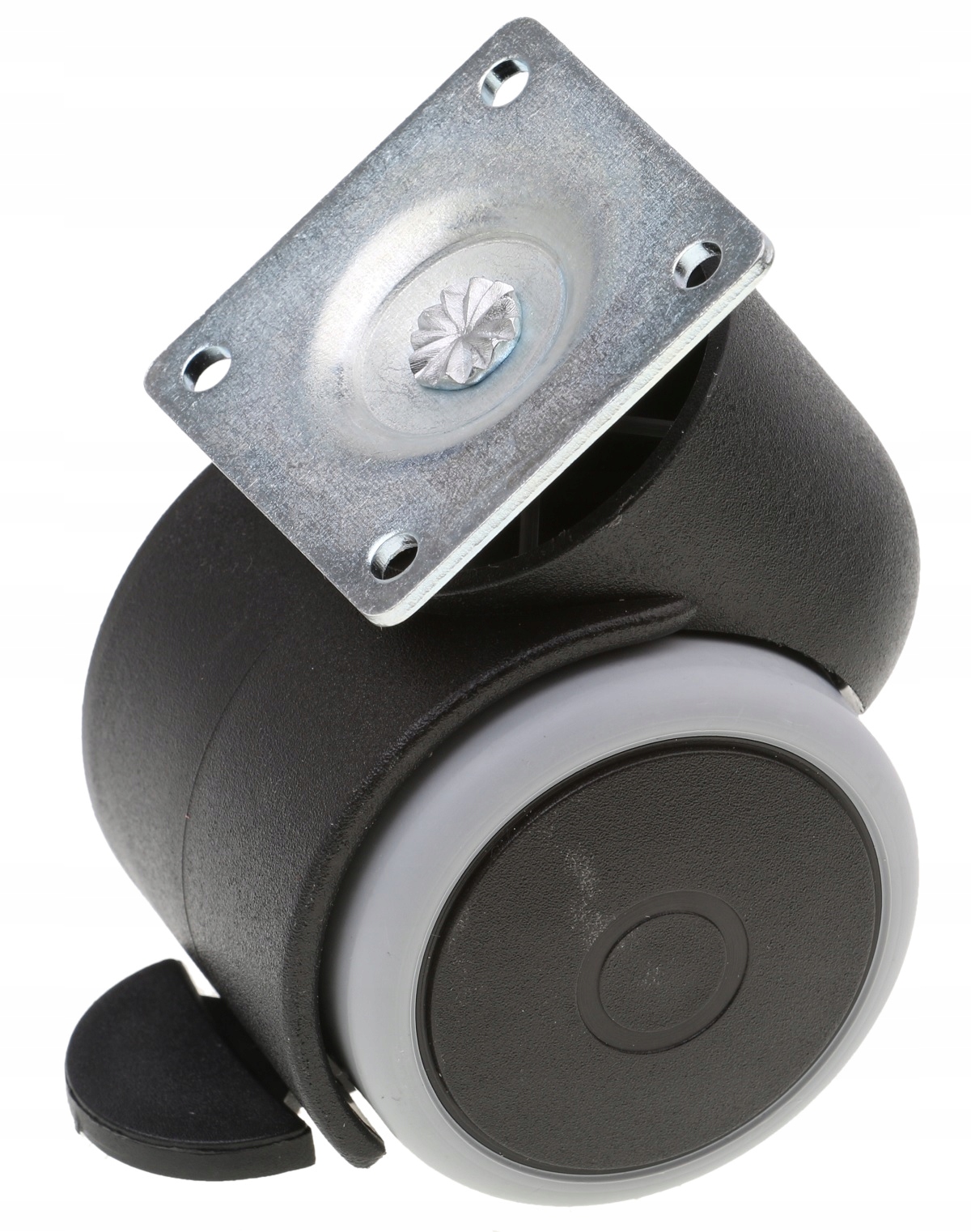 

Kółko Obrotowe Gumowe Meblowe Z Hamulcem Fi 50