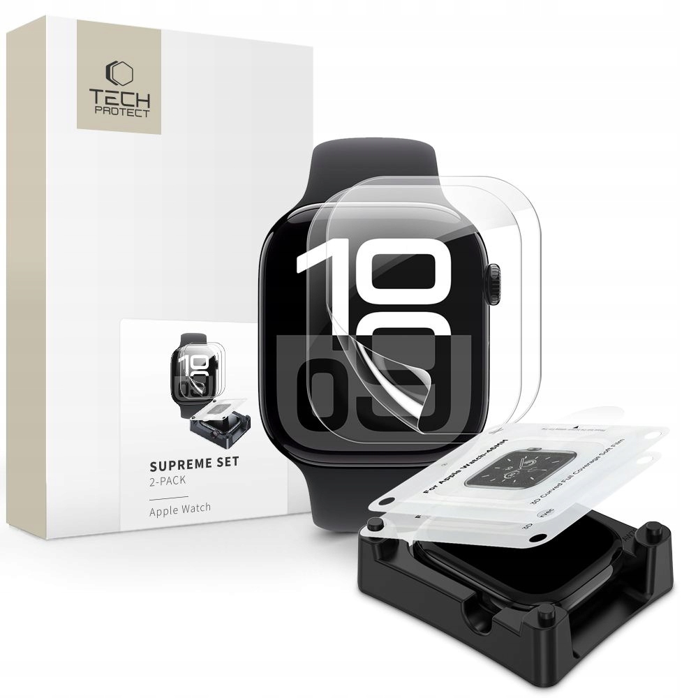 Szkło hybrydowe Tech-protect Apple Watch 10 42mm