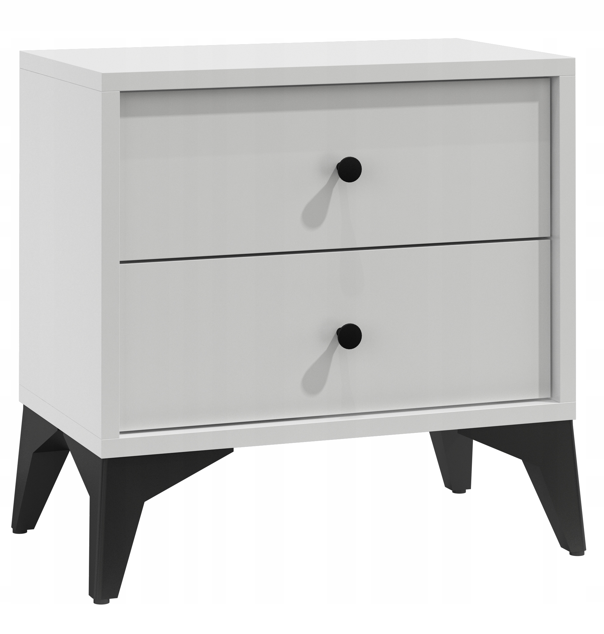 Nočná Skrinka Nočný Stolík N7 Biely