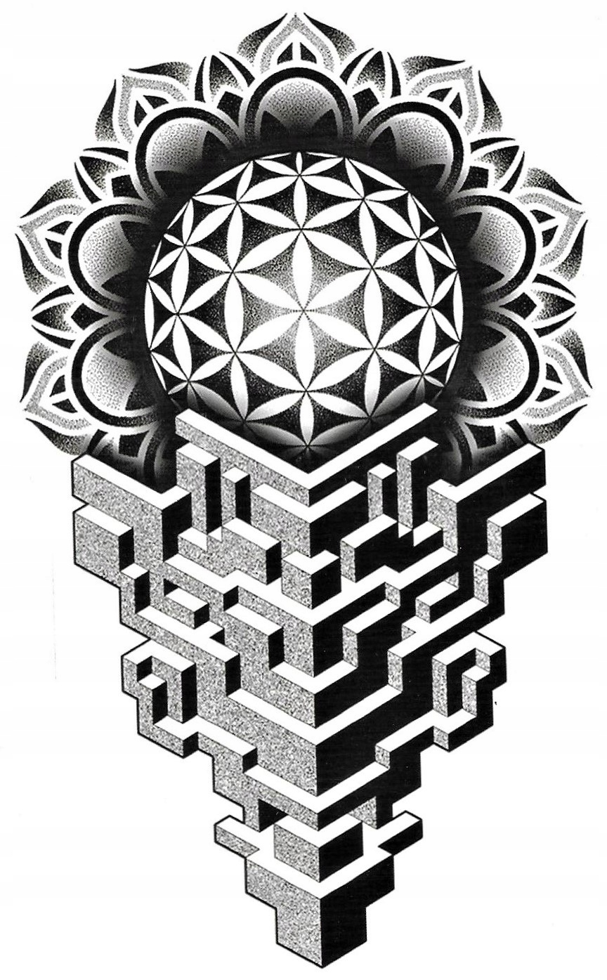 Tatuaż zmywalny kamień słońca aztekowie mexikowie Marka Tattooland