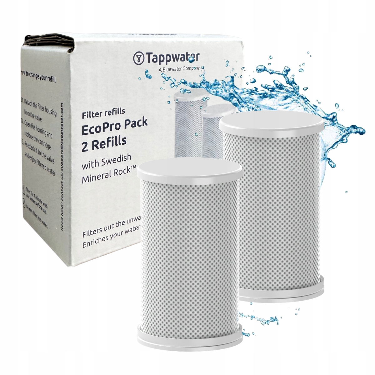 Wkład filtrujący mineralizacja do filtra na kran Tappwater New Ecopro 2 szt