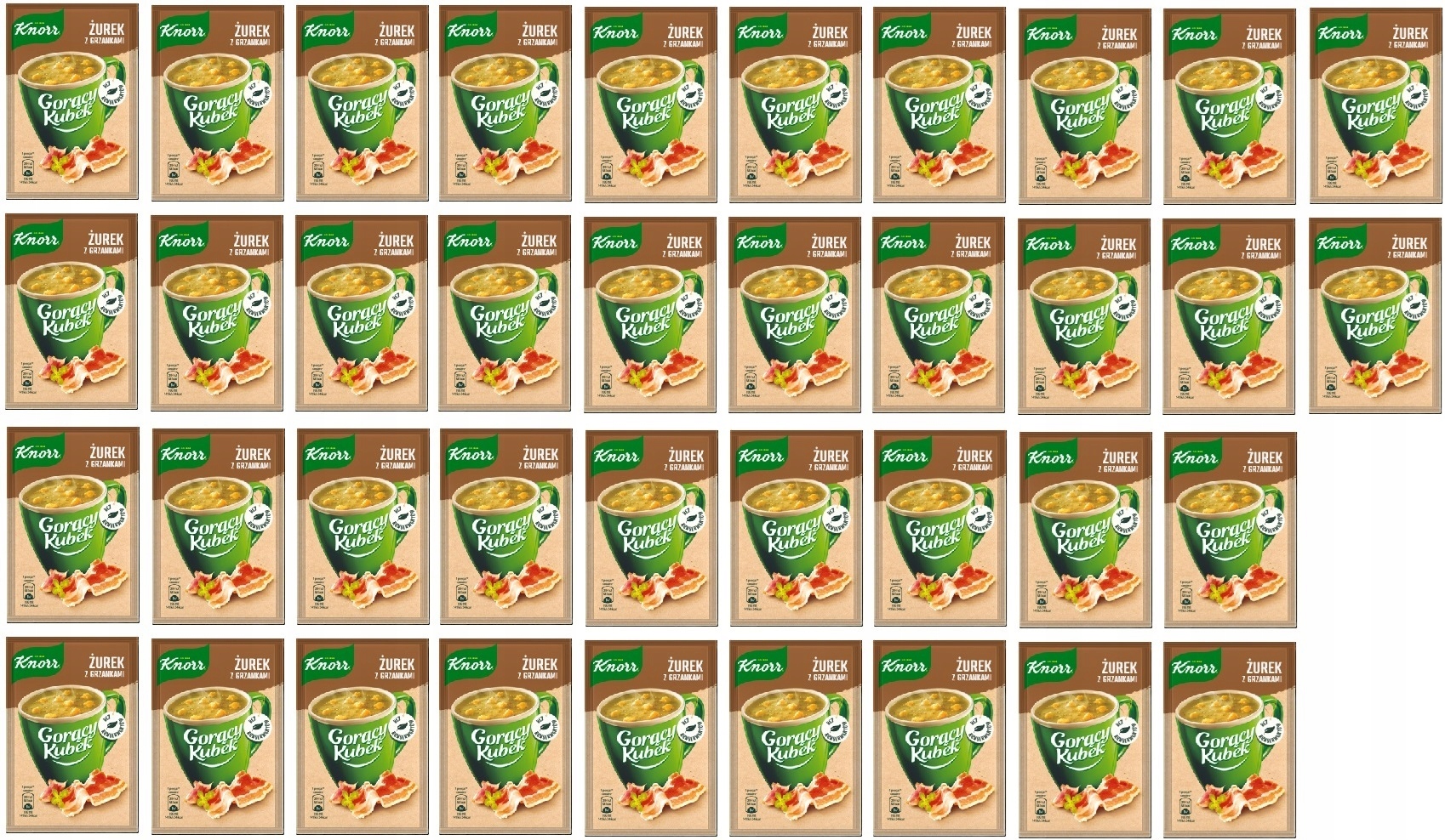 Levně 38 x 17 g Knorr Horký hrnek Žurek s krutony Karton