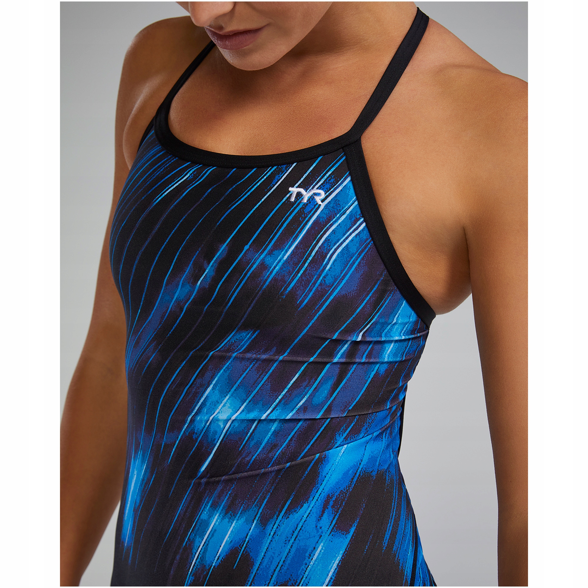 Tyr Strój kąpielowy jednoczęściowy damski Diamondfit Cycloid niebieski r.36