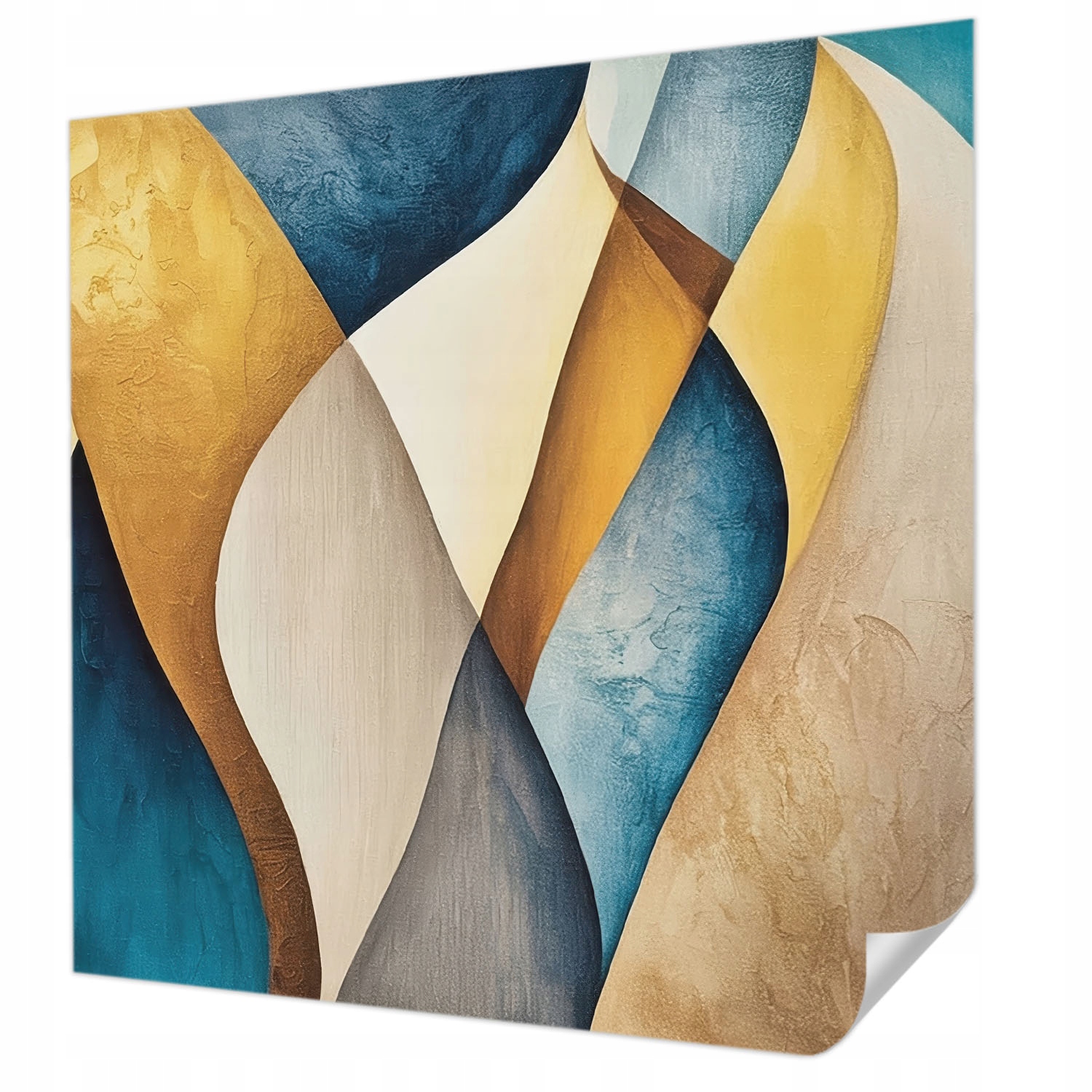Samolepicí fototapeta Expresní obnova Vlnitá abstrakce 250 x 250 cm