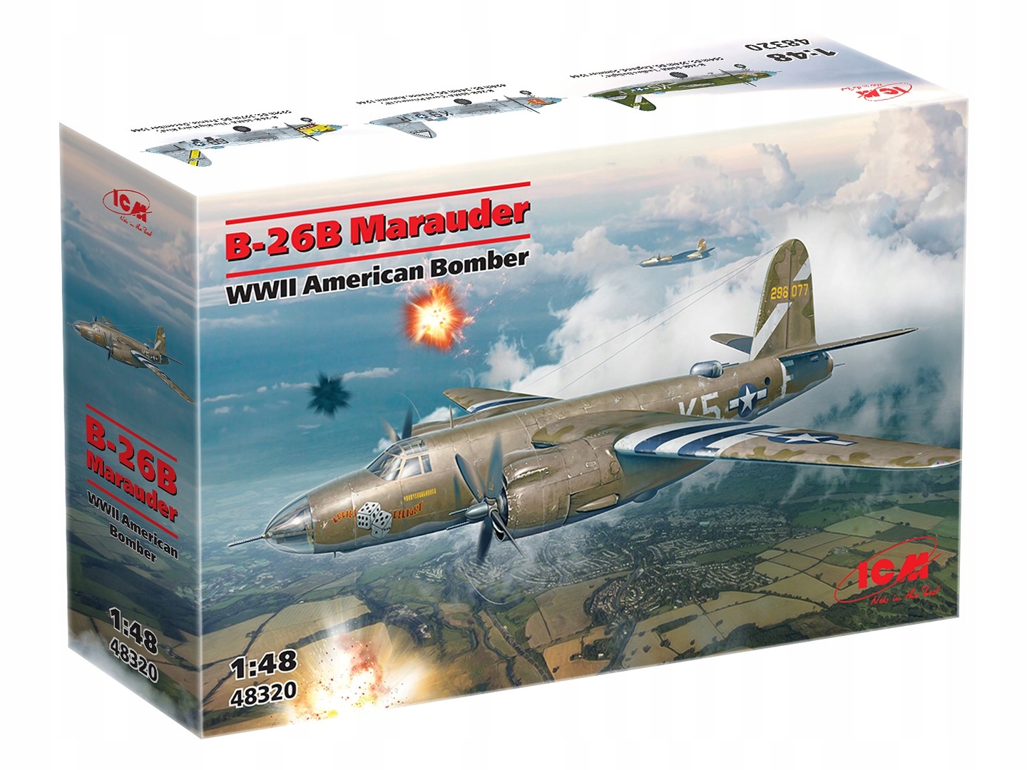 Letadlo Douglas B-26B Marauder model 48320 ICM