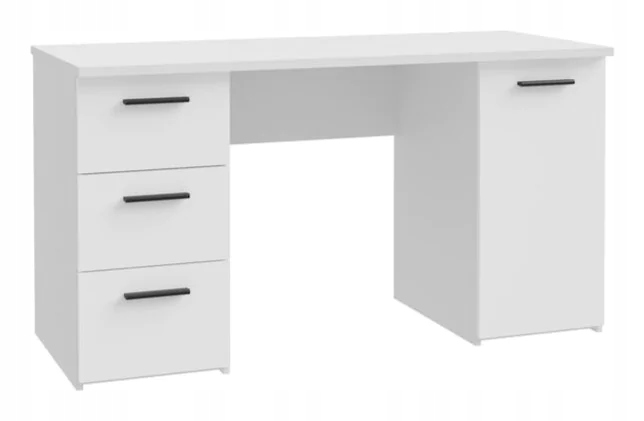 Biurko z szufladami NET106 MT311 Biały, meble FORTE