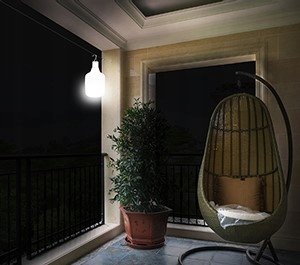 Lampa kempingowa LED 5 Trybów oświetlenia 80W Ładowana USB Wisząca Kolor dominujący biały