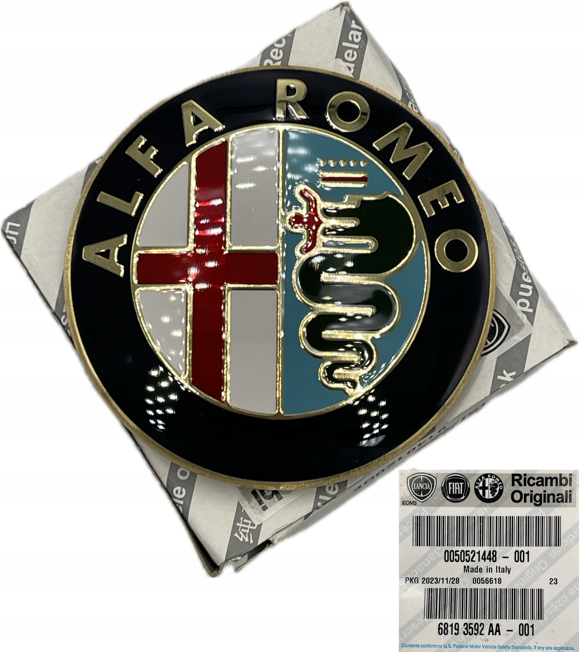 Emblemat Logo Przód Alfa Romeo 159 Brera Gt Mito Oe 50521448