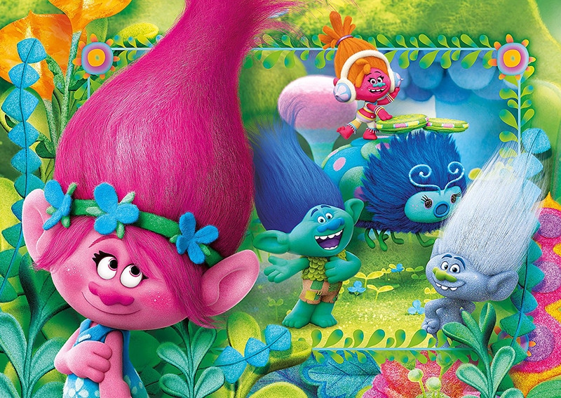 60 puzzle Clementoni MAXI Trole Trolls 26586 Marka Clementoni
