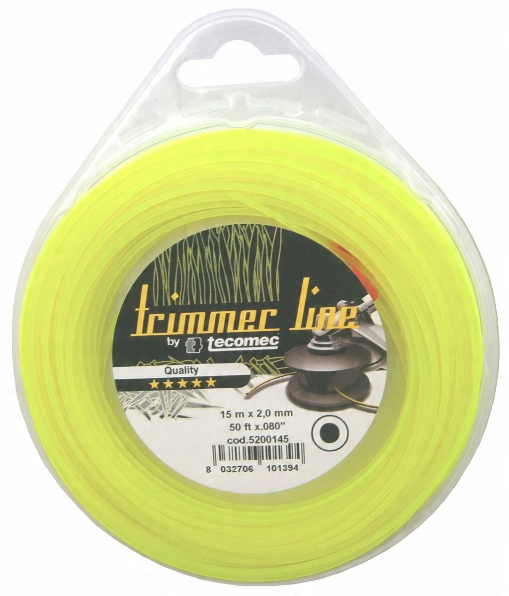 

Żyłka Tnąca Tecomec 2,0MM X 15MB Okrągła