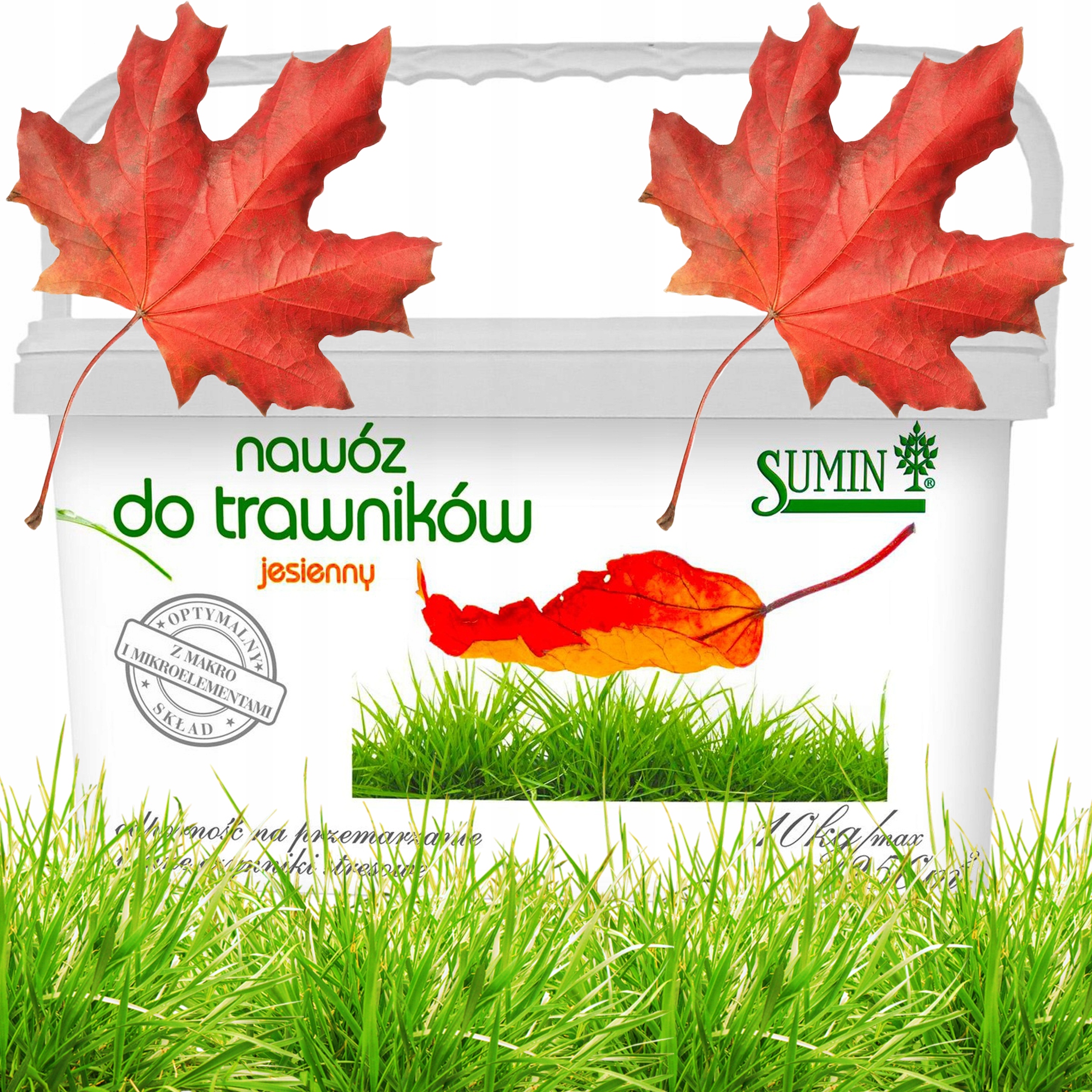 Nawóz Sumin Jesienny Do Trawników Trawnika Bez Azotu Fosfor Potas 10 Kg