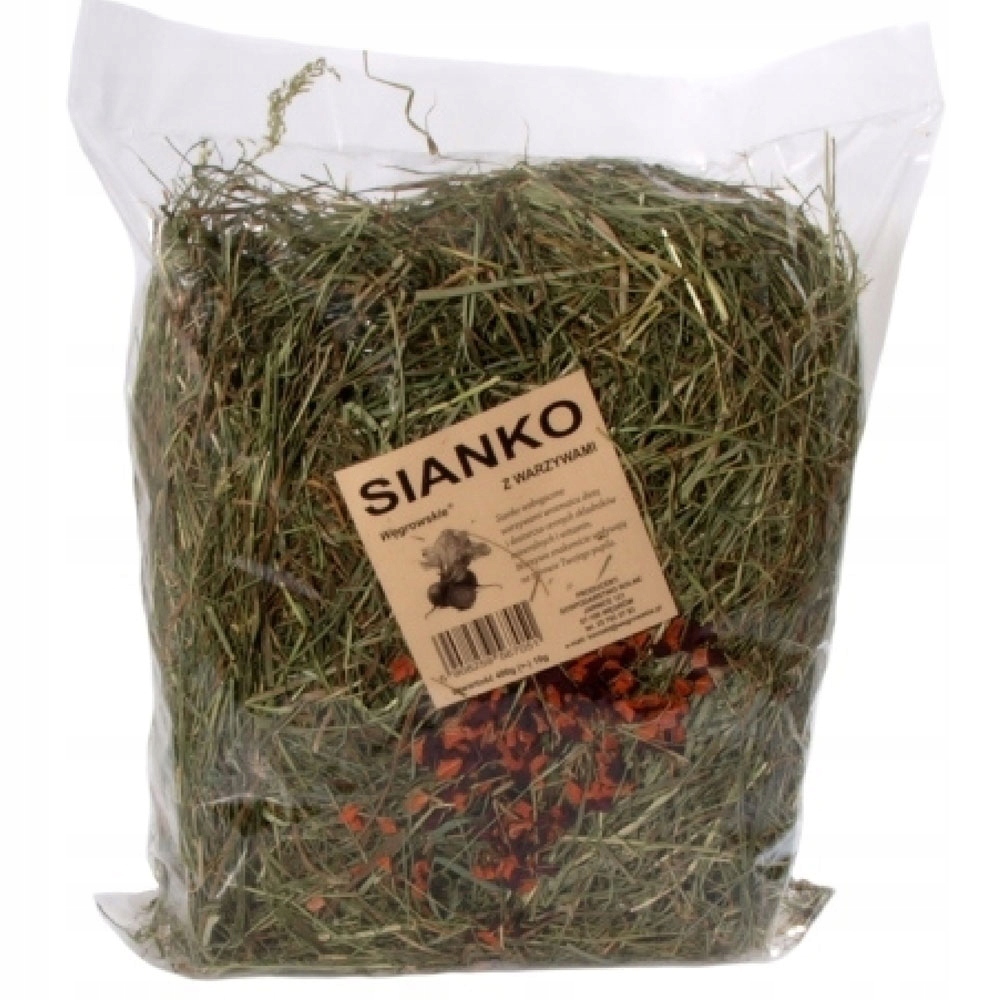 Levně Krmivo pro hlodavce Gospodarstwo Rolne Hanna Górska seno 0,4 kg se zeleninou