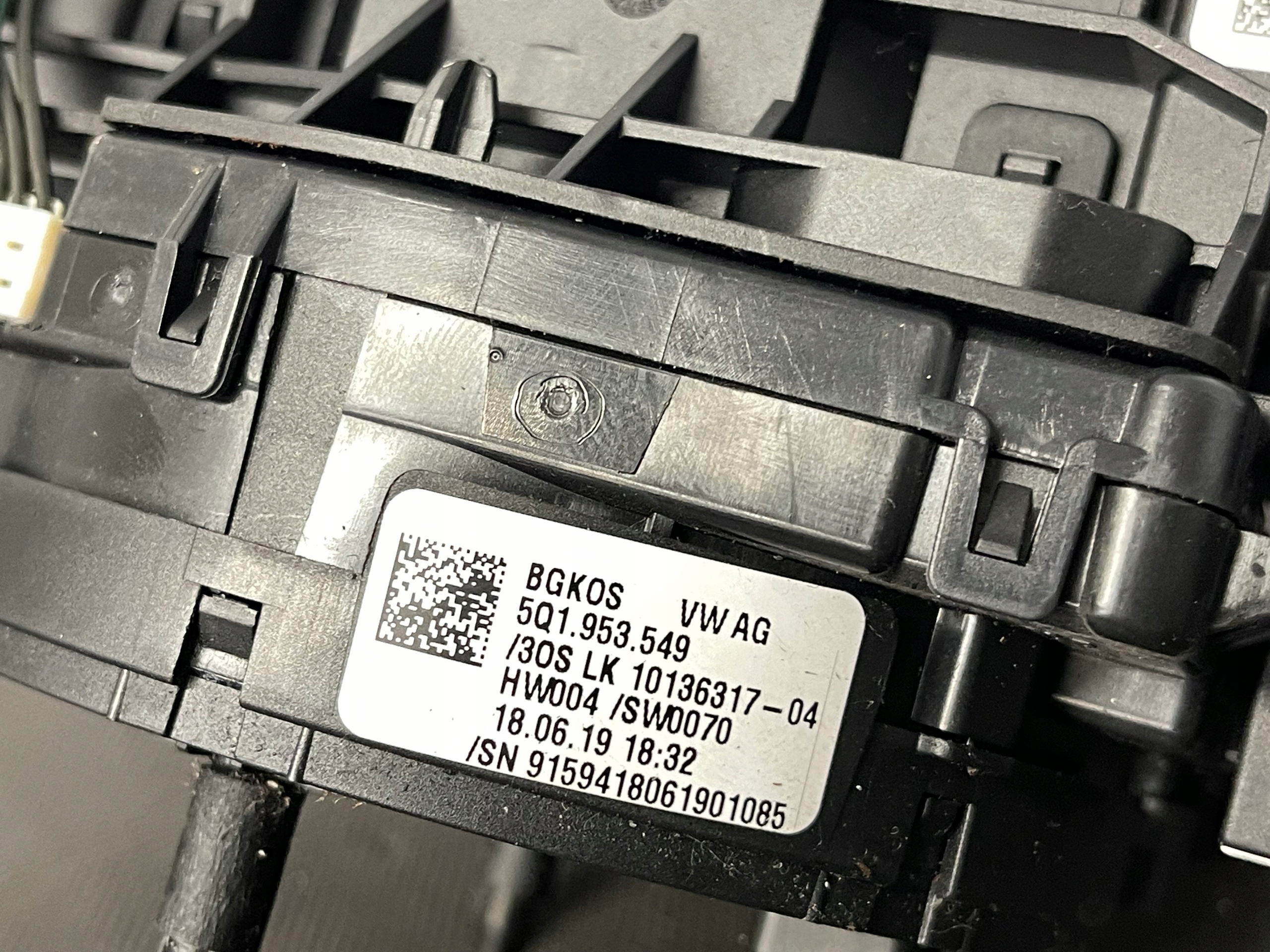 stalk switch switch ring ZESPOLONY 5Q1953507 VW TOURAN III 5TA