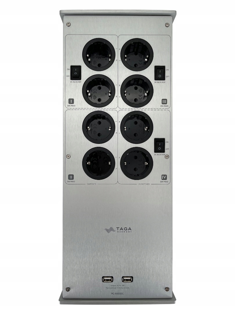 Taga Harmony PC-8000DC (Srebrny) | Kondycjoner | DC Bloker |USB Kod producenta PC-8000DC