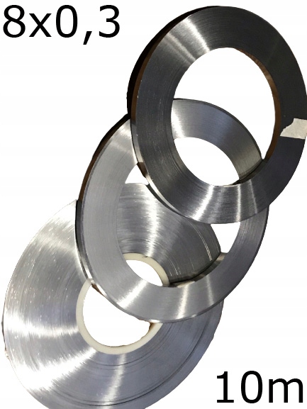Taśma niklowana do zgrzewania 8x0.3 10mb