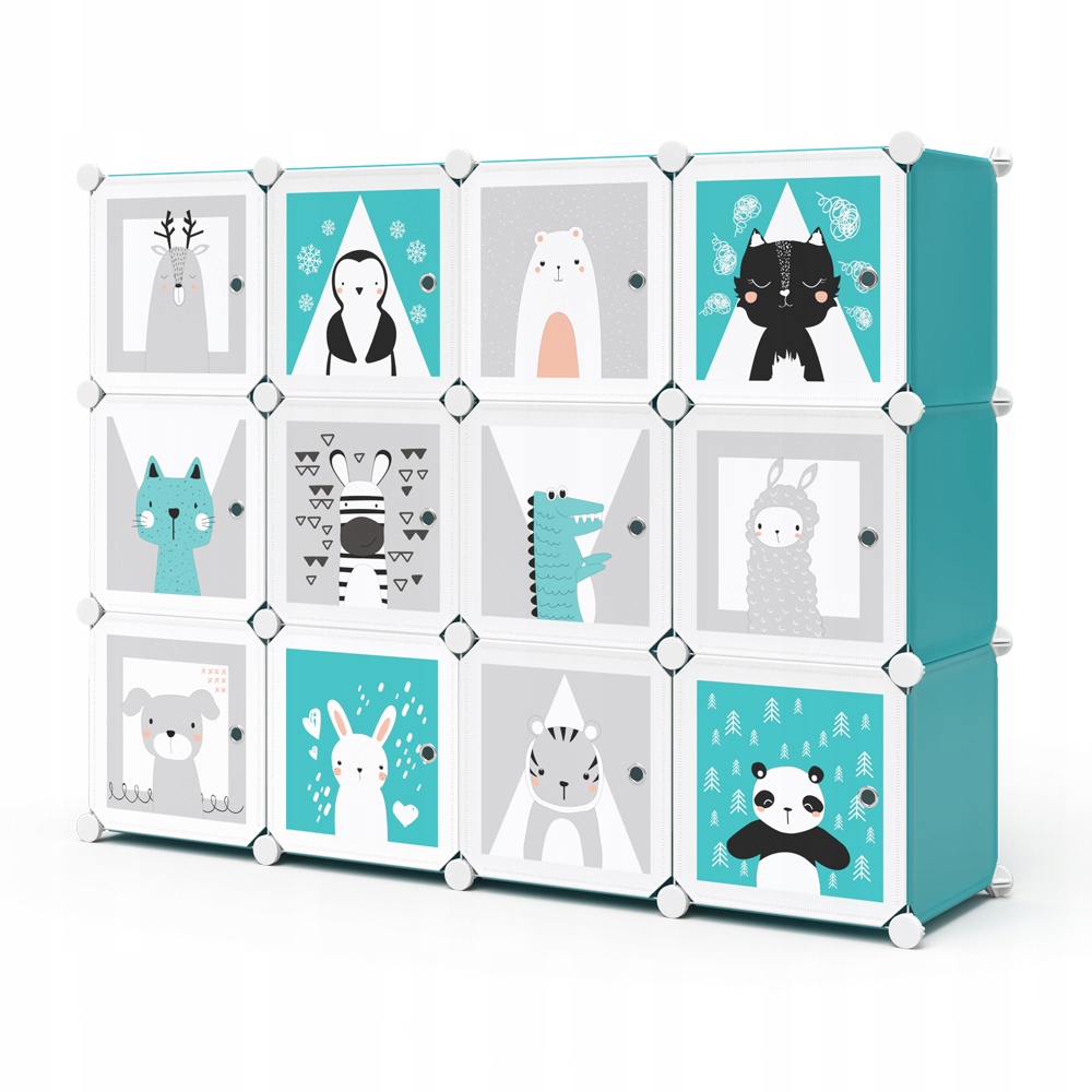 

Szafa Andy Niebieska Z 12 Przegrodami Vicco