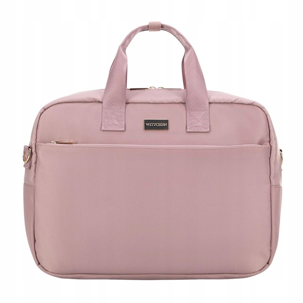 Taška na notebook 15'' z nylonu růžová Wittchen 29-3P-203-34 pásek
