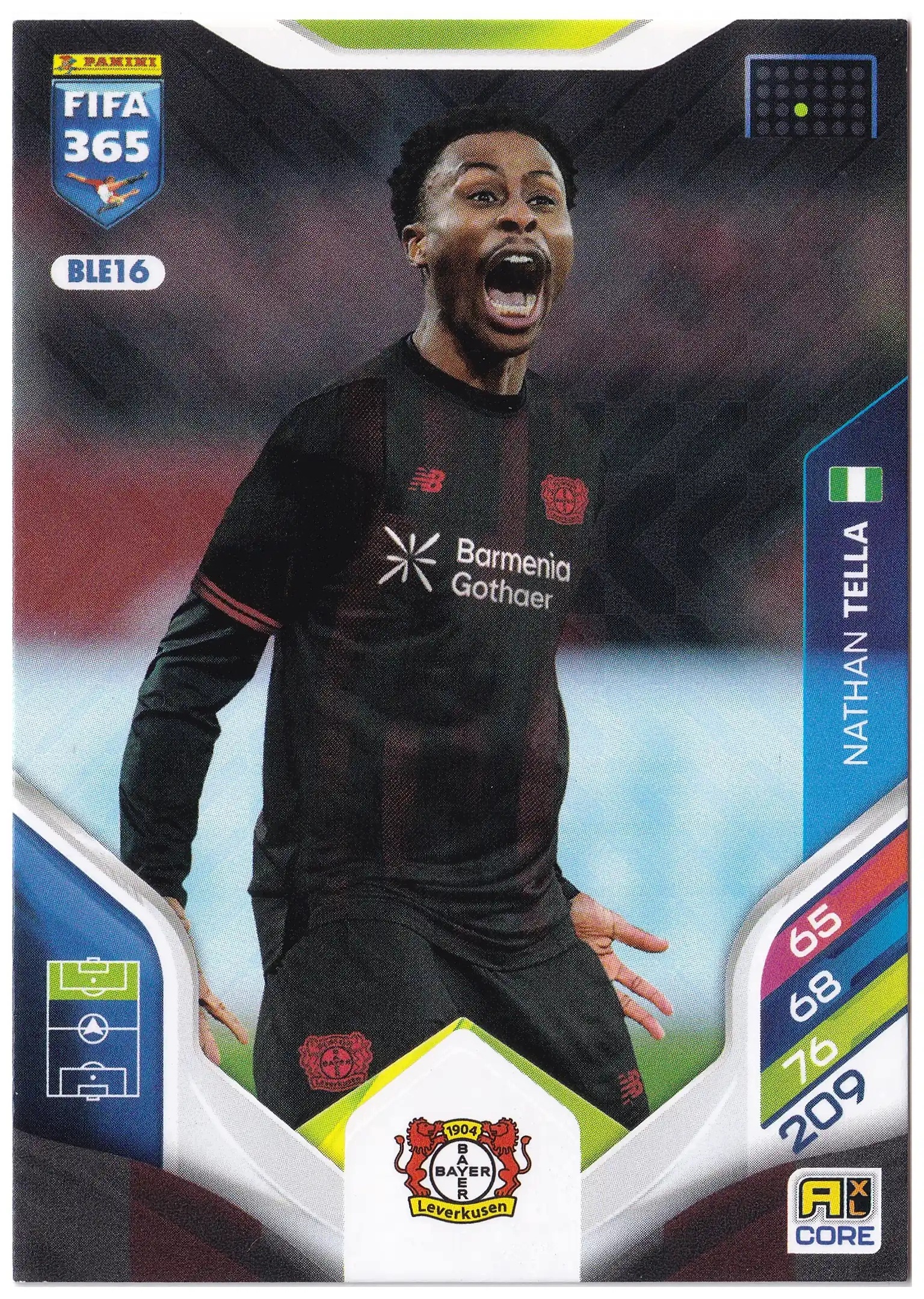 #BLE16 Nathan Tella Panini Adrenalyn XL Fifa 365 2026 Core