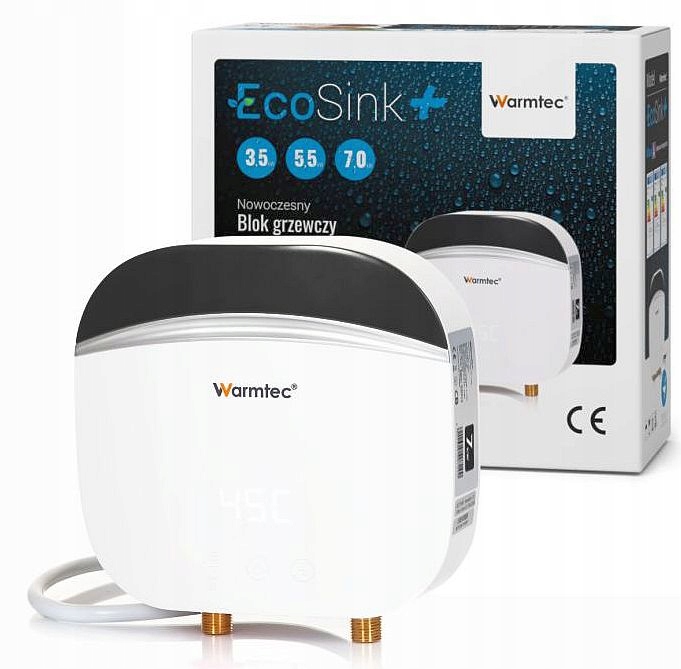

Podgrzewacz wody Warmtec 3500 W oszczędny klasa A