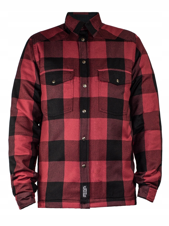 KOSZULA MOTOCYKLOWA JOHN DOE MOTOSHIRT Red L