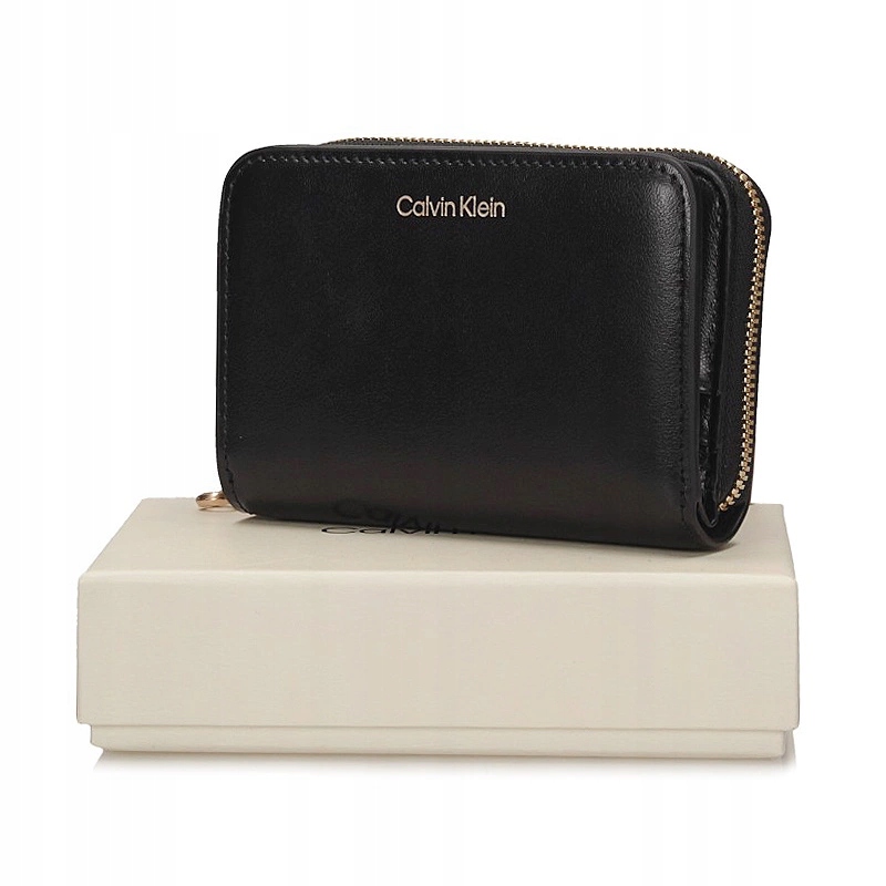 Černá klasická dámská peněženka Calvin Klein LV04F1075G UB1 Black Around