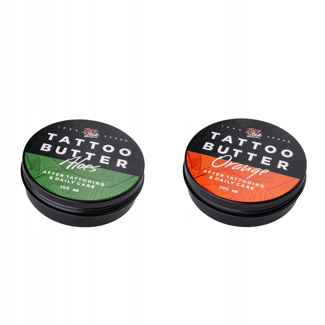 Sada pro péči o tetování 2x100 ml Aloe Orange Loveink Tattoo Butter