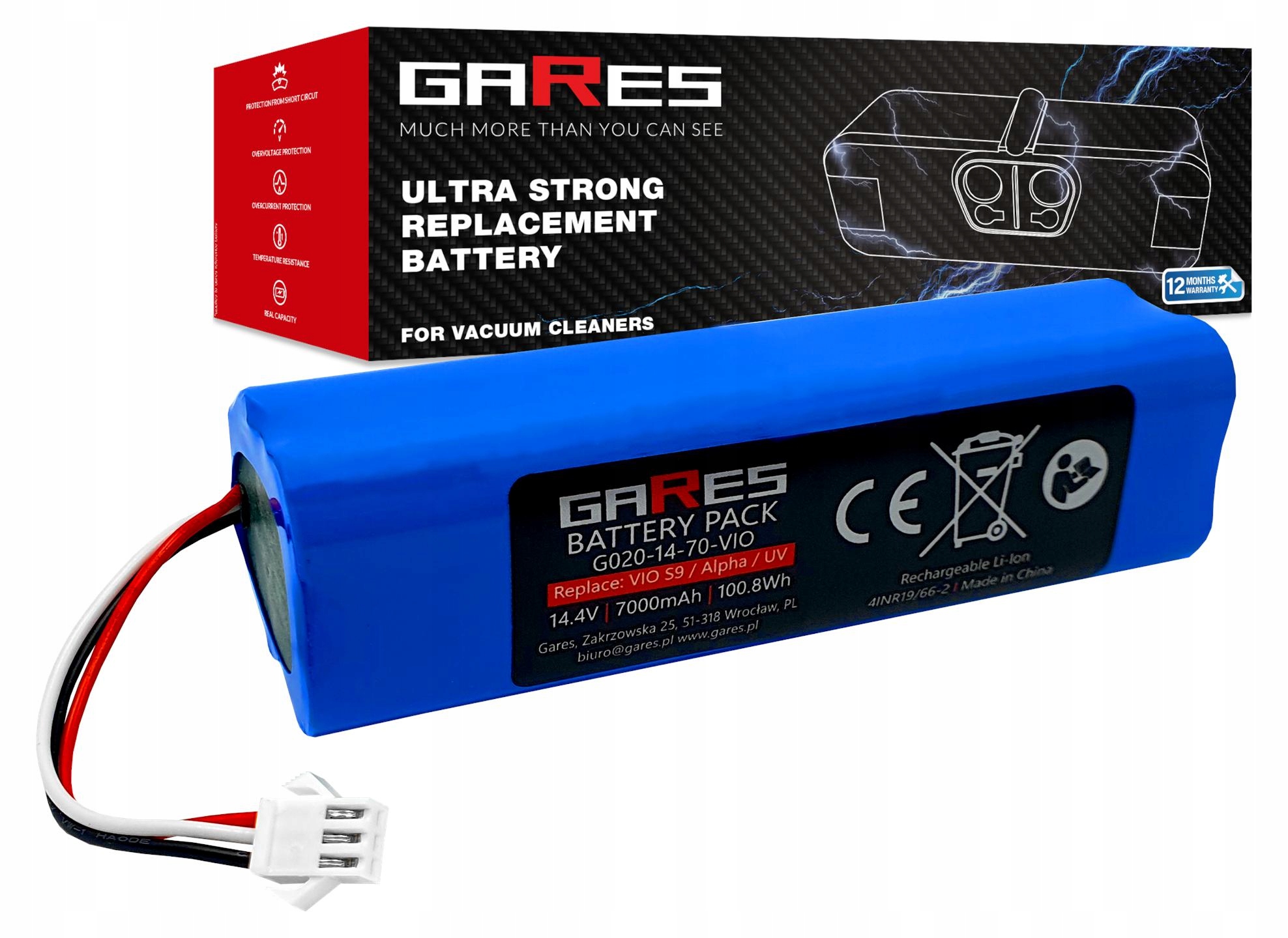 Baterie Akumulátor pro H18650CH-4S2P 14,4V 7Ah