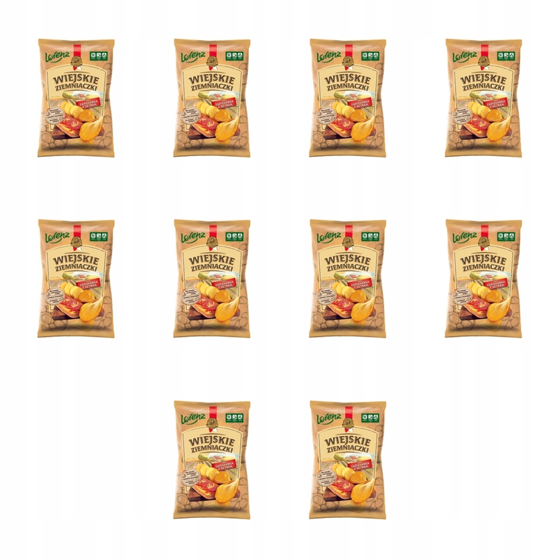 Wiejskie Ziemniaczki Zapékání s šunkou 130 g X10