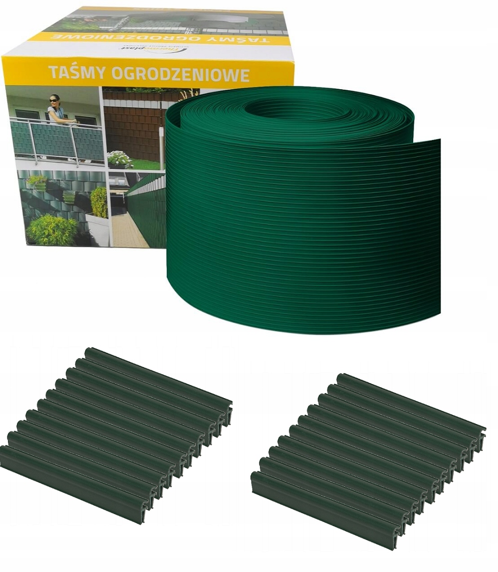 

Thermoplast Taśma ogrodzenie 19cmx26m zielony