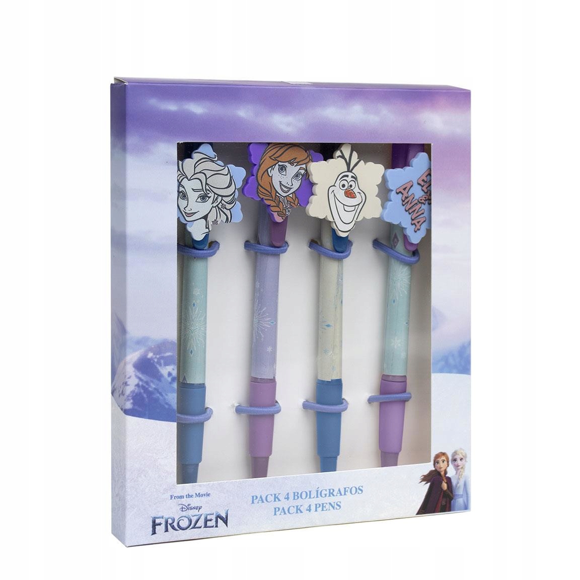Zestaw długopisów DŁUGOPIS 4 SZT Kraina Lodu FROZEN