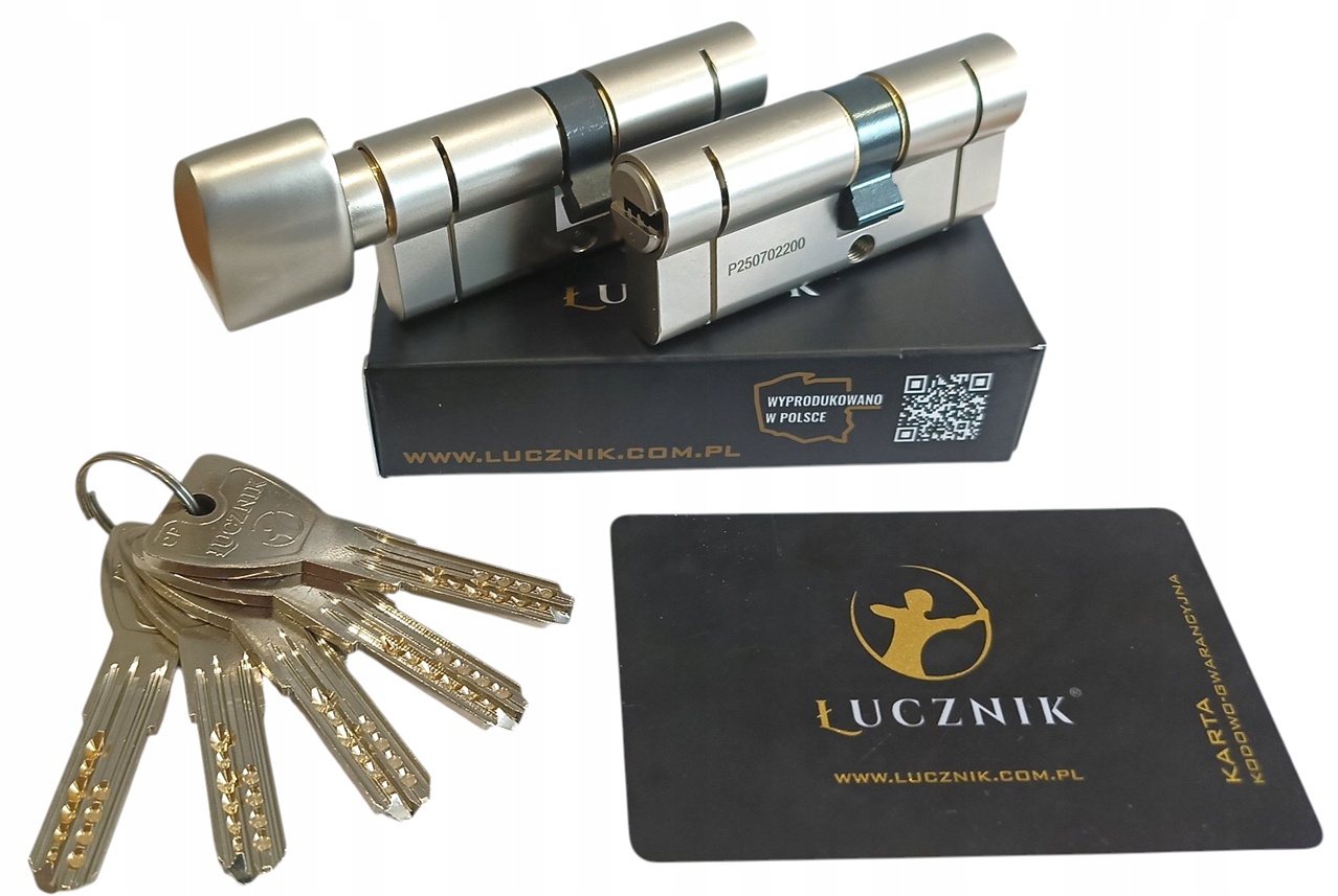 Sada vyvrtaných vložek Cp 40/50 40/50G kl C satén Łucznik 5 klíčů