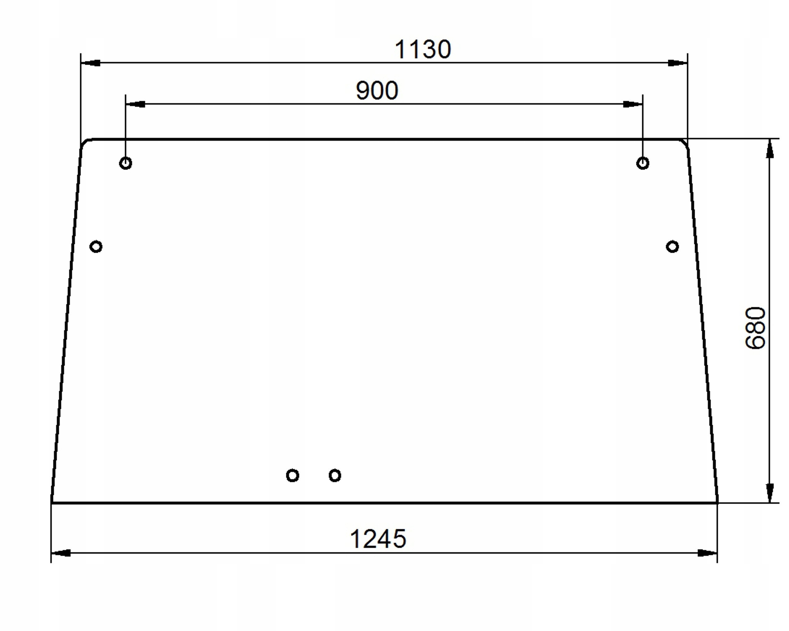 sklo Case kabina Combi Cab Silent 40 zadní